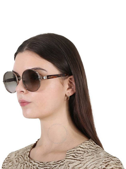 Jimmy Choo Brown Gradient Round Ladies Sunglasses PAM/S 001Q/HA 57 - JIMMY CHOO - BALAAN 2