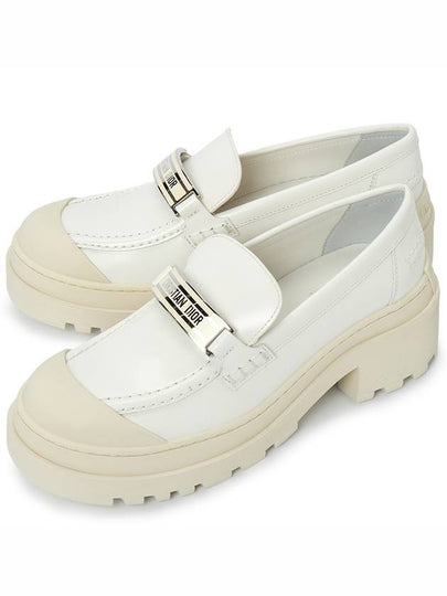 Brushed Calfskin Code Loafers White - DIOR - BALAAN 2