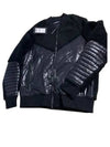 Pile Hybrid Zip-Up Jacket Navy - J.LINDEBERG - BALAAN 2