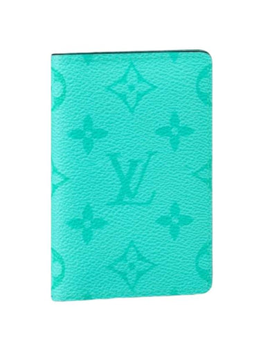 Pocket Organizer Card Wallet Miami Green - LOUIS VUITTON - BALAAN 1