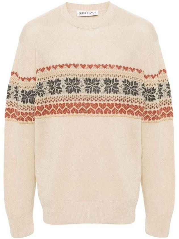 Snow Fair Isle Motif Sweater M2243BS - OUR LEGACY - BALAAN 1