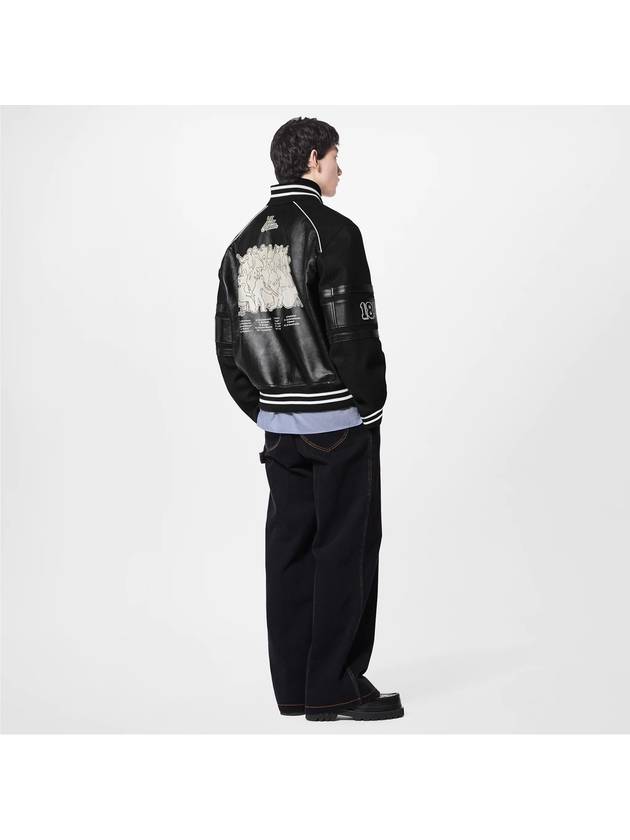 Men s Jacket Varsity Blouson Black 1AAUZ0 - LOUIS VUITTON - BALAAN 5