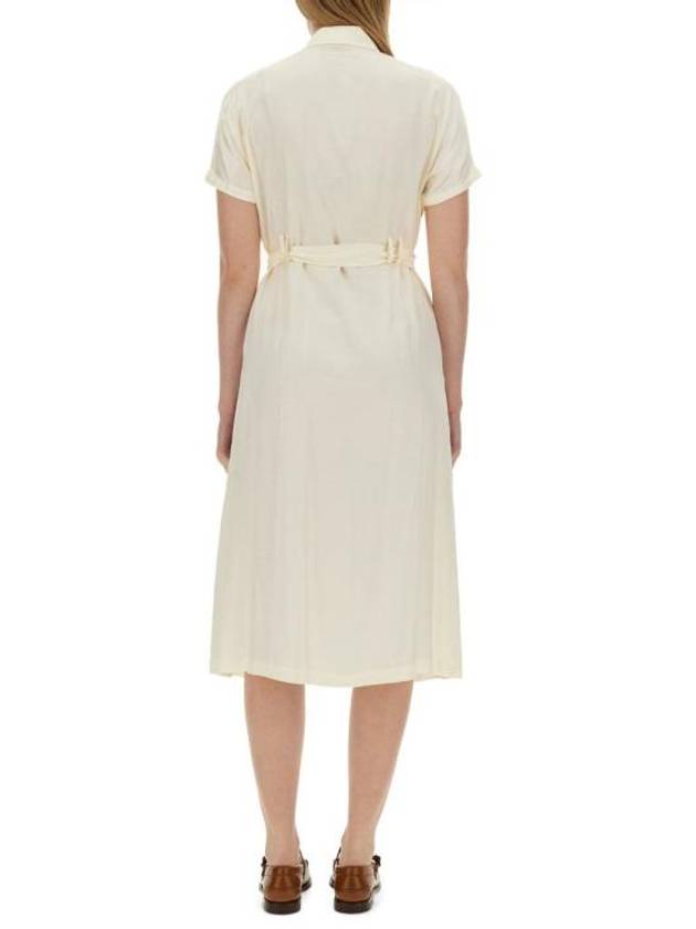 New Drew Midi Dress Cream White - A.P.C. - BALAAN 4