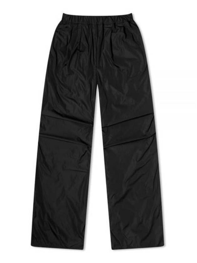 Tashio Beggy Nylon Straight Pants Black - MAX MARA - BALAAN 2