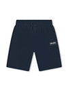 Kids Logo Print Cotton Swim Pants Navy - KENZO - BALAAN 1