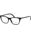 Glasses frame VPR05Y 1AB1O1 square chic horn frame - PRADA - BALAAN 7