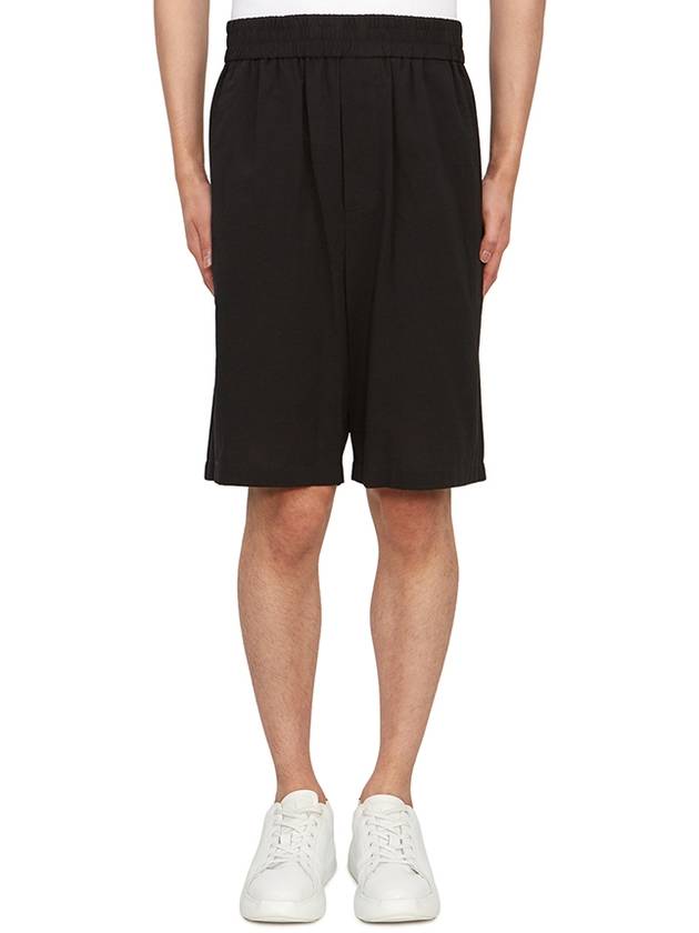 De Coeur Cotton Track Shorts Black - AMI - BALAAN 2