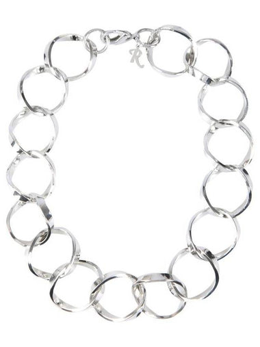 Raf Simons Linked Rings Necklace - RAF SIMONS - BALAAN 1