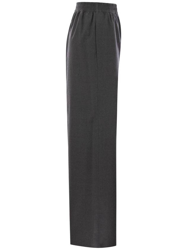 Wide flannel trousers - FABIANA FILIPPI - BALAAN 3