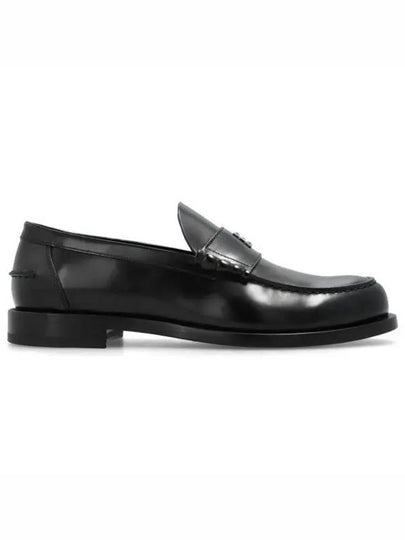 Mr G Mocassin Leather Loafers Black - GIVENCHY - BALAAN 2