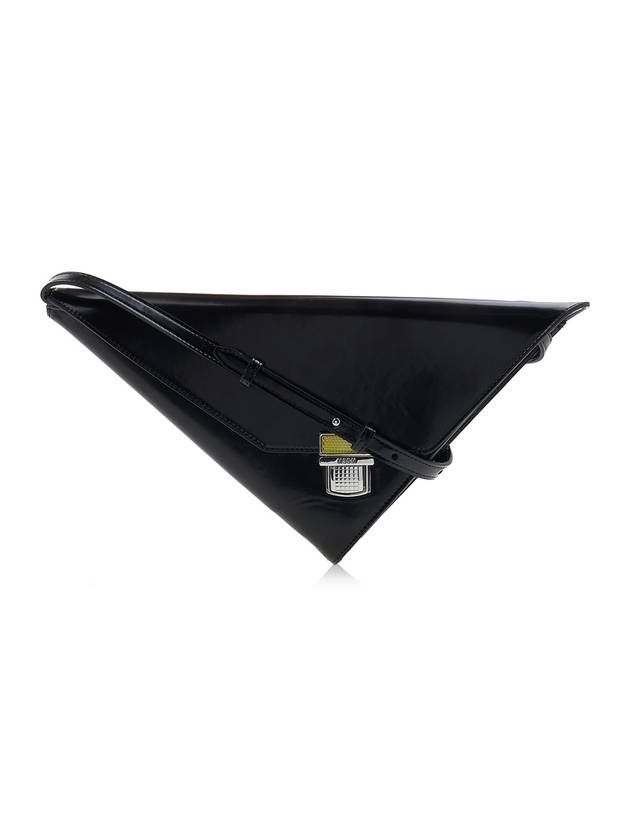 Triangle Click Cross Bag Black - MSGM - BALAAN 2