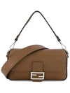 Baguette Selleria Medium Shoulder Bag Brown - FENDI - BALAAN 3