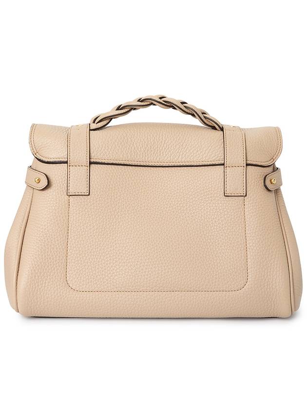 Alexa Medium Heavy Grain Tote Bag Beige - MULBERRY - BALAAN 5