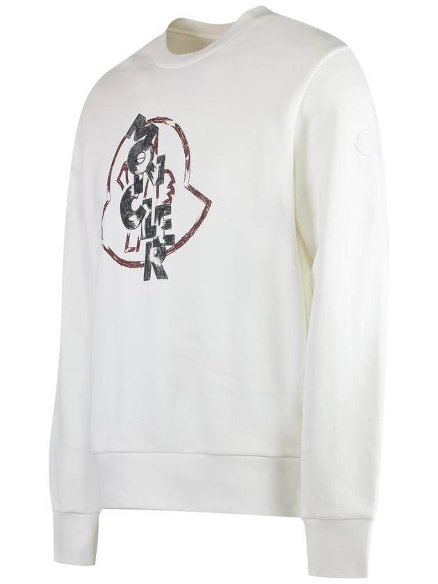 Moncler Logo Detail Cotton Sweatshirt - MONCLER - BALAAN 3