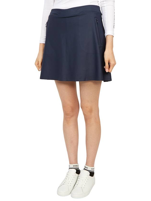 Women's Effortless A-Line Skirt Navy - G/FORE - BALAAN 3