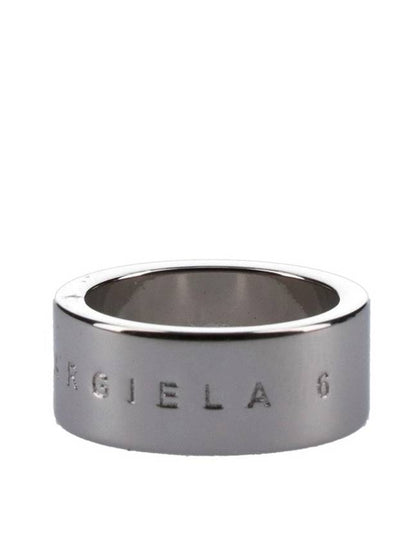 Women's  Minimal Logo Ring Silver - MAISON MARGIELA - BALAAN 2