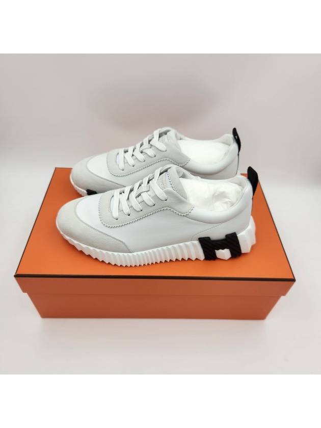 Bouncing Low Top Sneakers Blanc - HERMES - BALAAN 3