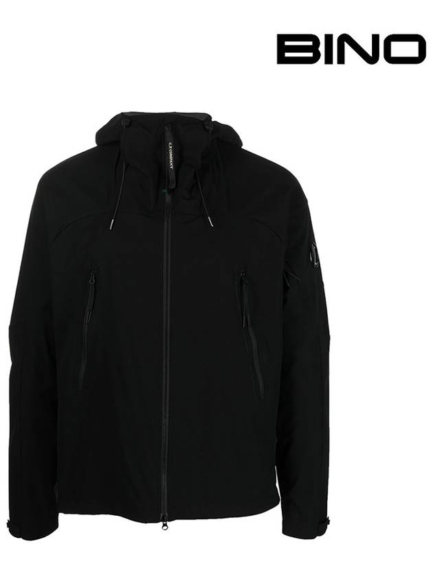 Lens Wappen Pro Tek Hooded Jacket Black - CP COMPANY - BALAAN 2