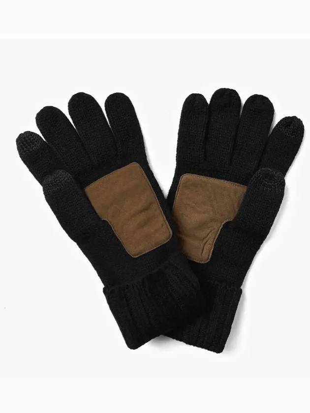 Signature Merino Wool Touch Gloves Black - POLO RALPH LAUREN - BALAAN 4