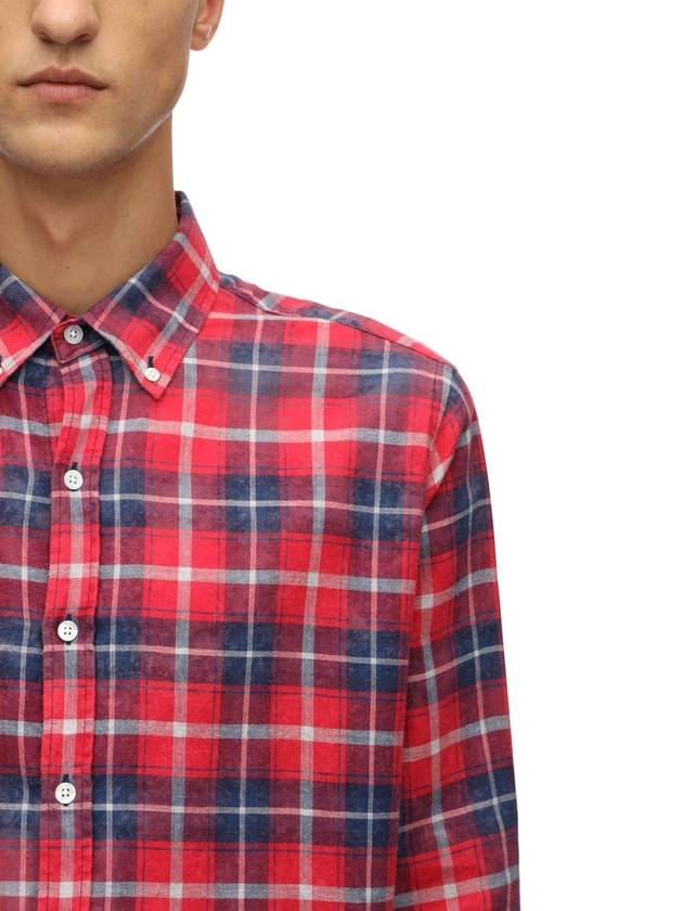 REGULAR BLEACHED CHECK SHIRT - FAITH CONNEXION - BALAAN 4