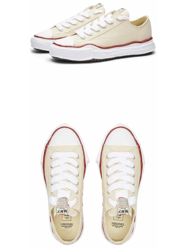 Peterson OG Sole Canvas Low Top Sneakers Natural - MAISON MIHARA YASUHIRO - BALAAN 5