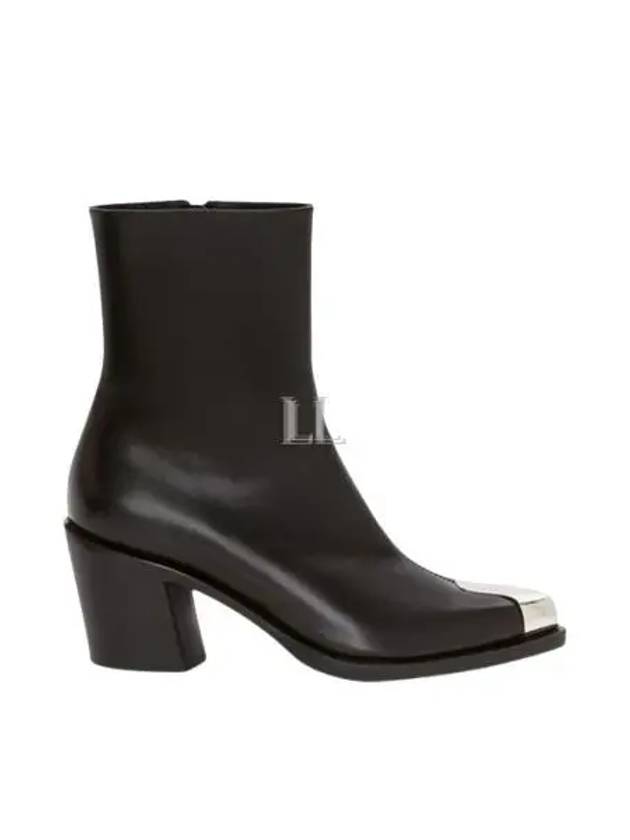 Silver Toe Ankle Middle Boot Heels - ALEXANDER MCQUEEN - BALAAN 2