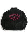 Star Fleece Jacket Black Star Fleece Jacket - SUPREME - BALAAN 3