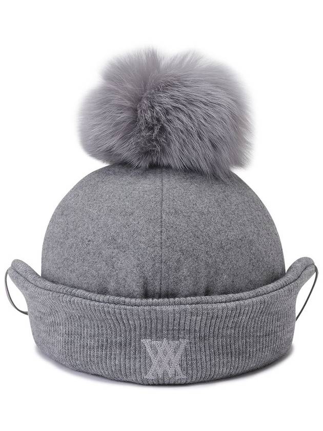 Official Melton Fox Earring Knit Cap MG - ANEWGOLF - BALAAN 3