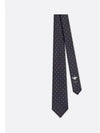 Dots CD Logo Silk Tie Black - DIOR - BALAAN 1