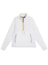 Cash Half Zip Track Long Sleeve T-Shirt White - J.LINDEBERG - BALAAN 2