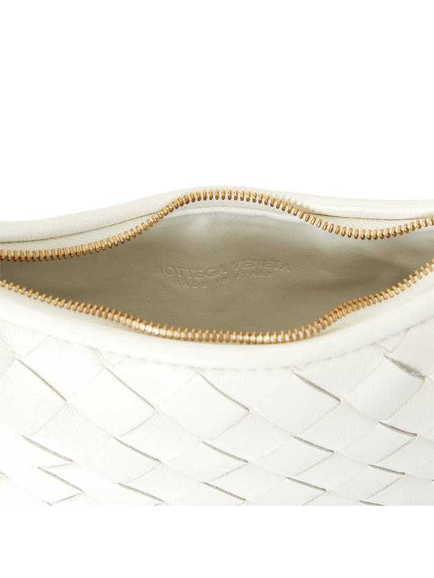 Intrecciato Gemelli Small Shoulder Bag White - BOTTEGA VENETA - BALAAN 9