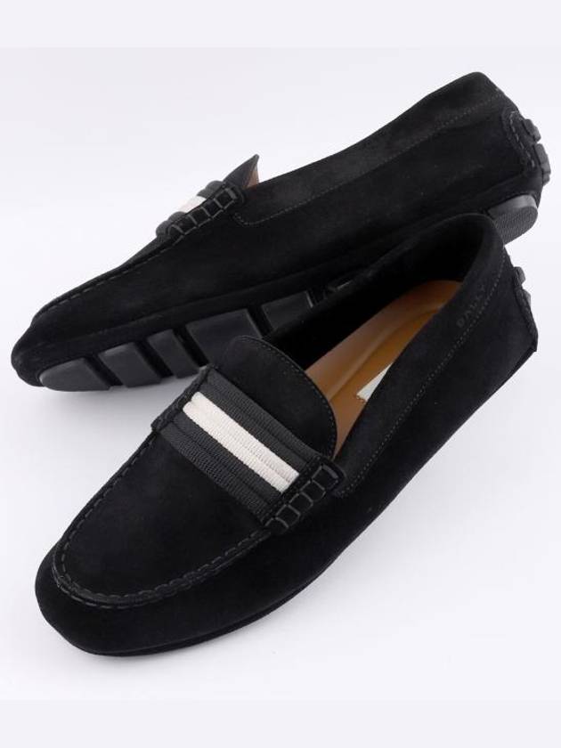 Kansan Leather Driving Shoes Black - BALLY - BALAAN 2