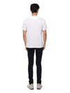 Cotton Jersey Compass Patch Short Sleeve T Shirt White - STONE ISLAND - BALAAN 6