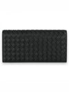 Intrecciato Long Wallet Black - BOTTEGA VENETA - BALAAN 2