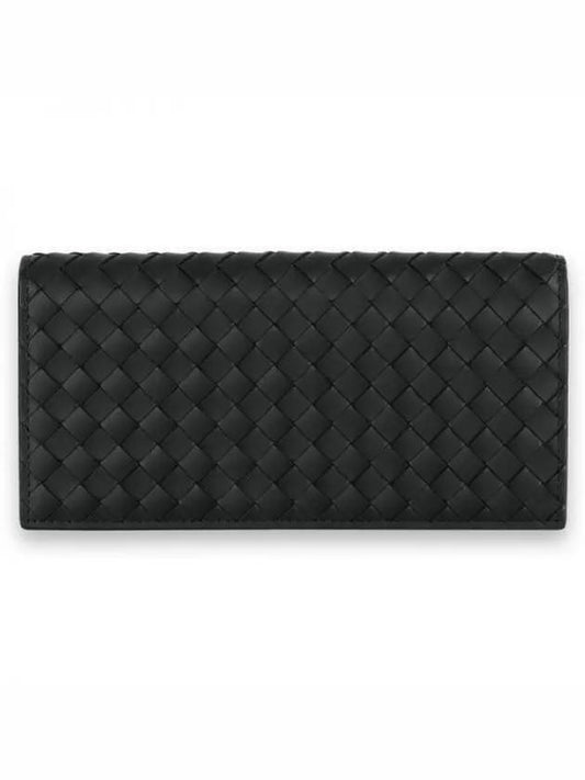 Intrecciato Long Wallet Black - BOTTEGA VENETA - BALAAN 2