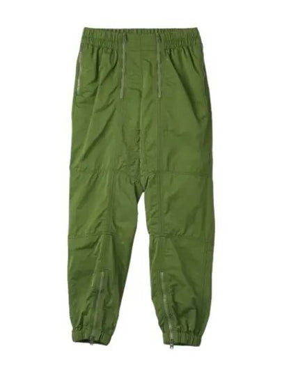 Zipper Detail Nylon Track Pants Green - BOTTEGA VENETA - BALAAN 2