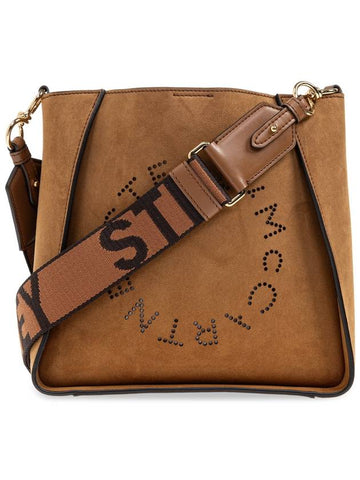 Stella McCartney Shoulder Bag With Logo, Women's, Brown - STELLA MCCARTNEY - BALAAN 1