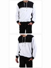 Drawstring Sweatshirt Black White - BALMAIN - BALAAN 3