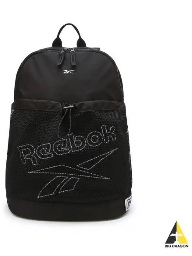 Mesh Pocket String Backpack Black - REEBOK - BALAAN 1