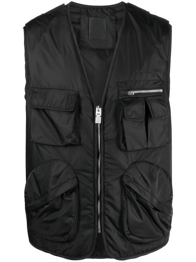 Men's Multipot Nylon Vest Black - GIVENCHY - BALAAN 4