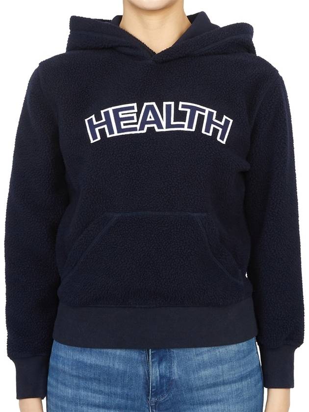 HO664NA NAVY Health Sherpa Women's Hoodie - SPORTY & RICH - BALAAN 2