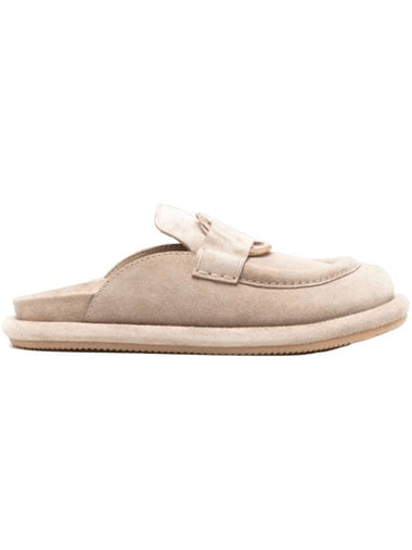 Bell Suede Mule Beige - MONCLER - BALAAN 1