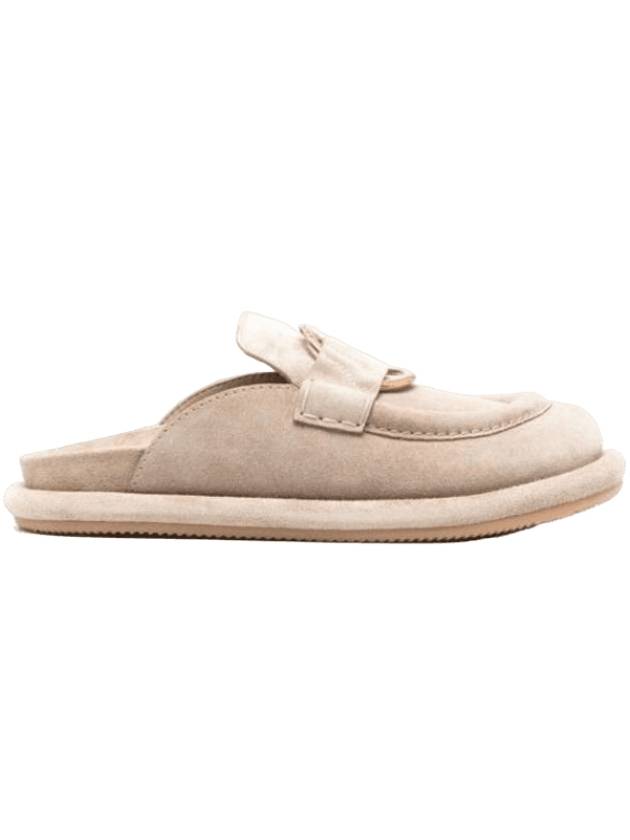 Bell suede mule beige - MONCLER - BALAAN 1