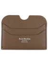 Silver Logo Card Wallet Brown - ACNE STUDIOS - BALAAN 3