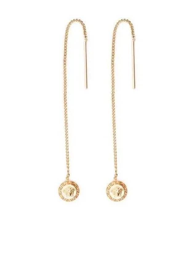 Medusa Drop Earrings Gold - VERSACE - BALAAN 2