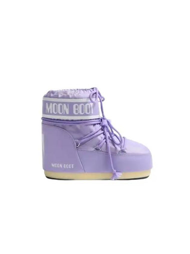 Icon Low Nylon Winter Boots Lilac - MOON BOOT - BALAAN 1