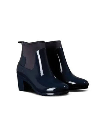 Refined Gloss Mid Heel Navy WFP1012NRGNVY - HUNTER - BALAAN 1