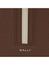 Ribon Logo 6cc Half Wallet Brown - BALLY - BALAAN 7