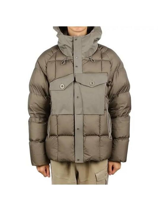 Tanker Combo Down Jacket Padding Khaki - TEN C - BALAAN 1