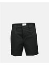 Men's Bermuda Chino Shorts Black - AMI - BALAAN 2